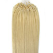 Full Head 100g 60 Pale Blonde Micro Loop Ring Remy Human Hair Extensions