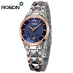 luxury brand ROSDN lovers watches Women Wrist Watch Men couple Quartz Watch Stainless steel waterproof clock relogio masculino