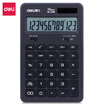 Deli deli dual power desktop calculator 12-digit financial computer black 1549A