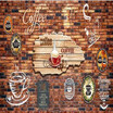Custom Size Photo 3D Stereo retro wallpaper graffiti brick Bar Cafe Restaurant background wall mural wallpaper
