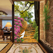 Custom 3d mural 3D mural vertical version corridors background wallpaper idyllic natural scenery wallpaper mural