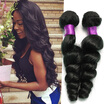 Peruvian Virgin Hair Bundles 4Pcslot 100gpcs 6A Unprocessed Human Hair Weaves Peruvian Loose Wave Virgin Hair Wefts Natural Hair