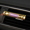 Card Decoration CarSetCity Adoran Gold Aromatherapy Stick Car Automotive outlet Perfume Car Decorations Pendant Decoration Flower Purple