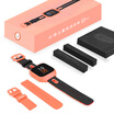 Small children phone watch dual strap gift box version A2 PLUS anti-lost life waterproof GPS positioning student positioning mobile phone smart watch powder orange