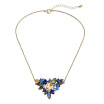 Colorful Diamond Pendant Sweater Necklace for Women