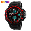 Mens Fashion Analog-Digital Double Time Sports Watch Dual Time Alarm Stopwatch