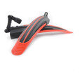 Qian Xu bike fender bike lane front&rear fender fender fender riding accessories 1 pair of extended version 4 colors