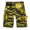 Men Jeans Shorts Casual Training Cotton Breathable Multi Pocket Camouflage Cargo Pants for Men