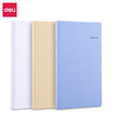 Deli deli 48K music simple cotton hand book notepad small fresh hand-painted schedule book book SZ601