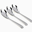 Jingdong supermarket Jilui chopsticks spoon knife&fork classic series 3 stainless steel flat soup spoon 3 sets CZ5010