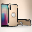 Huawei P20P20 ProP20 Lite Armor Car Magnetic Suction Ring Bracket Silicon TPU Hard PC Phone Case