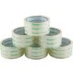 GuangBo 6 package 60mm 200y transparent sealing wide tape adhesive office supplies FX-32