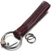 Authentic zobo car key chain sheepskin key rope activity key ring car ornaments business gifts birthday gift ZB-930 wine red