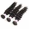 Racily Hair Deep Wave Peruvian Hair 3 Bundles Natural Black 100 Unprocessed Human Hair Extensions