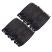Peruvian Straight Virgin Hair 4 Bunldes 50g Human Hair Extensions 8inch Straight