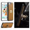 Iphone 78X Luxury Leather Commerce Multi-function Vehicular ring Protection Cover Phone case