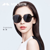 Molsion sunglasses female butterfly sunglasses ladies sunglasses MS7017 A60 frame gold black lens blue gray