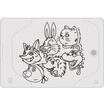 Kinbor handbook book A6 protective cover transparent EVA envelope with hand account book squint eye DTB66106