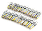 1W 20pcs G4 LED Lamp DC 12V Bulb SMD 3014 Warm White Light 360 Degree Angle Spotlight