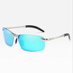 Mens Polarized Sports Sunglasses Silver