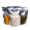 Shan Shi Li SexeMara aluminum foil transparent self-supporting food Ziplock bag sealed compact bag snack bag waterproof moisture-proof sealing pocket fresh plastic storage bag 2030cm 50