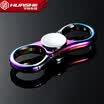 Huashi car key chain fingertip gyro decompression finger gyro pendant men&women waist hanging creative couple key ring key ring bright chrome