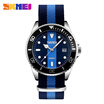 Men Fashion Watch Classic Casual Date Analog Fabric Band Waterproof Wrist Watch