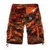 Men Jeans Shorts Casual Training Cotton Breathable Multi Pocket Camouflage Cargo Pants for Men