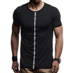 Mens Summer Sport Short Sleeve Slim Fit T Shirt