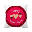 Pink Happy Valentines Day Heart Arrow Square Throw Pillow Insert Cushion Cover Home Sofa Decor Gift