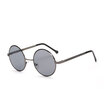 Classic Metal sunglasses Women round Retro gold frame flash mirror lens female fashion Oval eyewear Vintage UV400