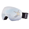 New Design Ski Goggle Snow Glasses UV- Protection Multi-Color Double Anti-fog Lens Snowboard Skiing Goggle with Free Bag