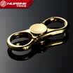 Huashi car key chain fingertip gyro decompression finger gyro pendant men&women waist hanging creative couple key ring key ring bright chrome