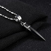 Italian titanium steel bullet necklace style many colors