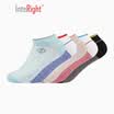 INTERIGHT boat socks womens cotton four seasons breathable boat socks 5 pairs of mixed color C