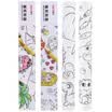 Deli deli self-adhesive childrens wallpaper stickers can be painted creative DIY paste children fill paper 74822