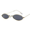 Vintage Small Oval Sunglasses Fashion Brand Women Men Metal Frame Clear Red Lens Shades Sun Glasses Eyewear UV400 eyewear