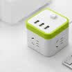 Times square USB socket 3USB interface 3 jack 16 m multi-function socket socket board socket row plug wiring board drag line white black