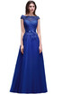 Lace Long A-line Evening Party Pageant Dresses Prom Bridesmaid Wedding Dress Ball Gown