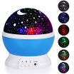 A new generation of childrens star night light rotating moon star projector 9 color options 360 degree rotating gift night ligh