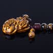 platinum Milpro car pendant high-end car ornaments jewelry jade pendants into the security mirrors car pendant agate stone car hanging - safe&tassels