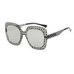 Latest ladies Fashion Sunglasses Women Hollow out Oversized Women Vintage Sunglasses Female Rivet Oversized hollow Sunglasses