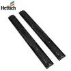 Hettich Hettich KA5632cc-016-B amortiguador de orugas amortiguadores rieles de deslizamiento armario armario de tres secciones guía de rieles conducto de descarga mute engrosamiento 16 pulgadas negro un par de 2