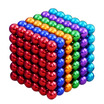 qianyue magnetic ball bucky ball magic magnet bead base ball six color 5mm216 magnetic ball building blocks adult decompression puzzle party toy birthday gi