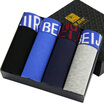 Bejirog B408304611 Men&39s underwear 4 mixed color gift box Men&39s underwear stretch cotton flat underwear Men&39s waist wide side men&39s underwear XL