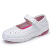 Nurse shoe ladies air cushion leisure shoe medical soft bottom hollowed-out white working shoes shallow-mouth mothers shoes