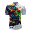 New Summer Mens Printed Casual Short Sleeve Shirt