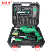 An Jieshun ANJIESHUN AJS-13TTZ multi-function impact drill set electric drill toolbox household electric hammer hand drill lithium drill screwdriver hardware tools