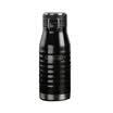 Locks&buckles black wave vacuum flask large capacity car water cup fashion business stainless steel cups for men&women apply LHC4149BLK 460ml