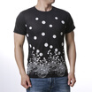 Mens Personality Pullover Short Sleeves Printed T-shirts